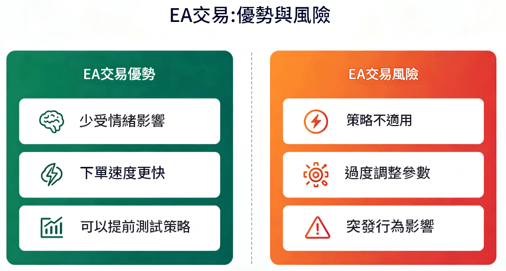 EA交易的優勢與風險 EA交易的優勢與風險