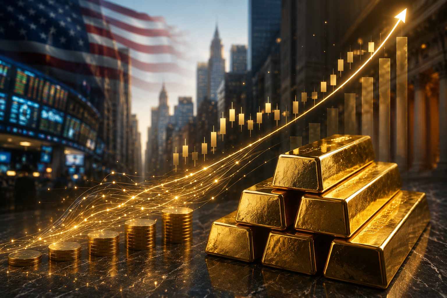 График спроса на золотой ETF GLD в США