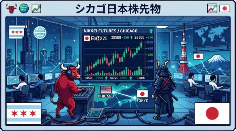 シカゴ日本株先物の見方|翌日の日本株を予測する重要指標とは シカゴ日本株先物の見方|翌日の日本株を予測する重要指標とは
