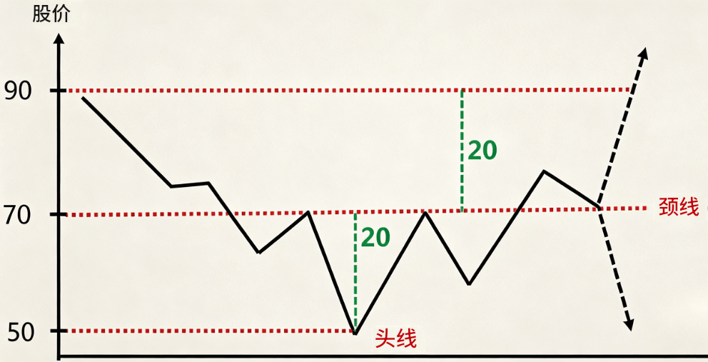 头肩底目标价(头肩底型态) 头肩底目标价(头肩底型态)
