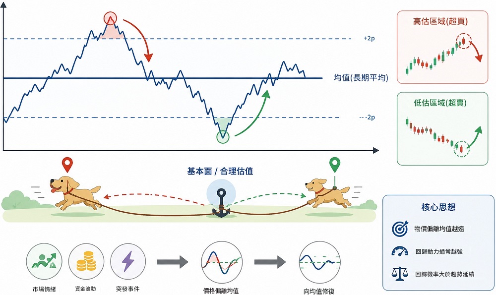 均值回歸（Mean Reversion）