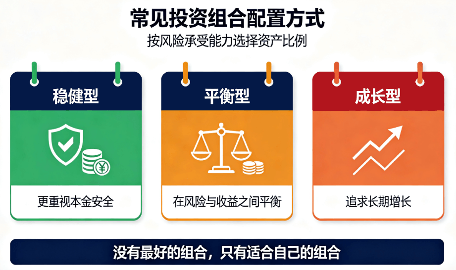 常见的投资组合配置方式 常见的投资组合配置方式