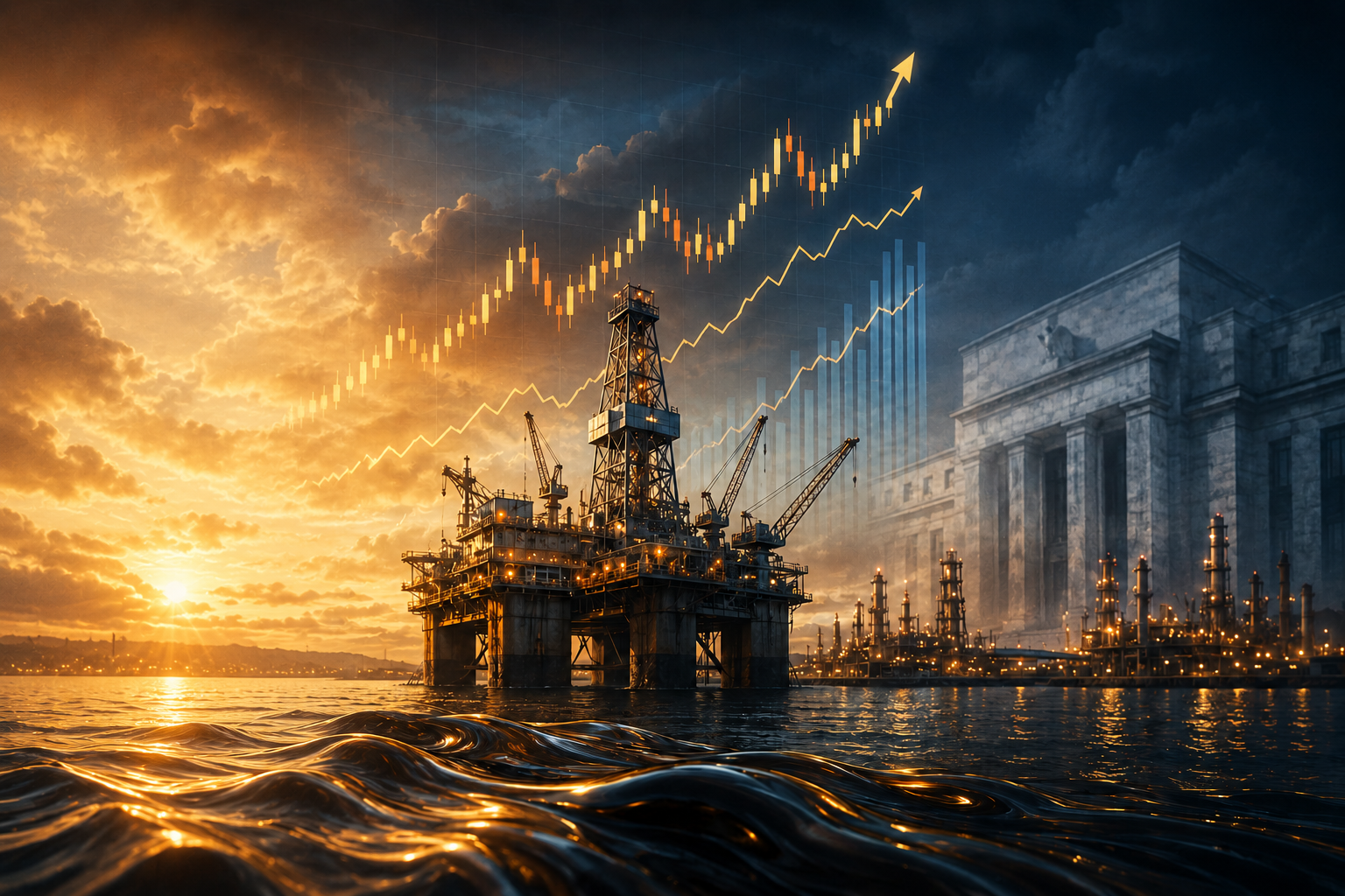 Harga minyak Brent tembus US$ 95 dan risiko kenaikan suku bunga The Fed