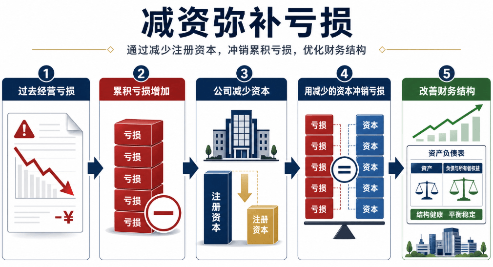 减资弥补亏损逻辑 减资弥补亏损逻辑