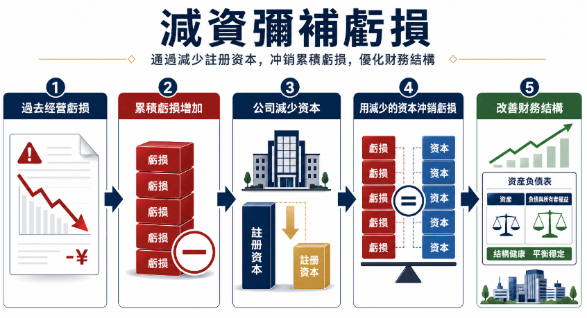 減資彌補虧損邏輯