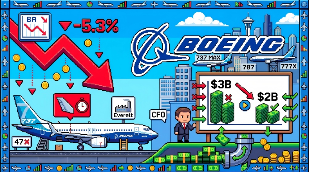 ボーイング株価が下落した理由とは?737 MAXの生産遅れとキャッシュフローを解説