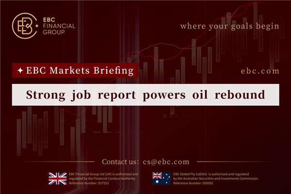 Strong job report powers oil rebound