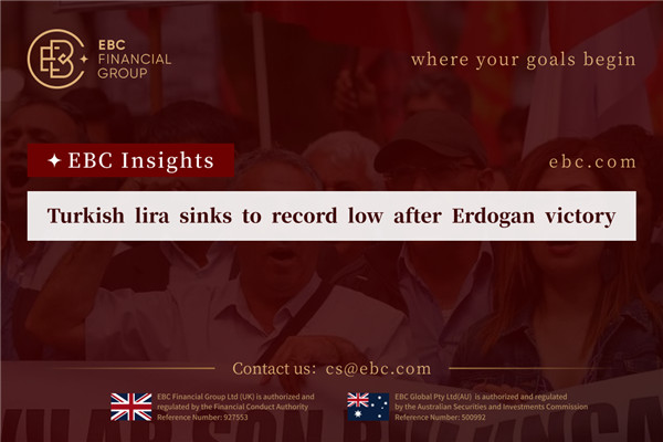 Turkish lira sinks to record low after Erdogan victory