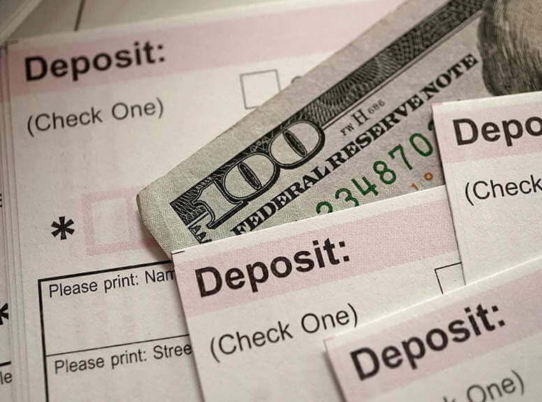 How to calculate the used deposit?