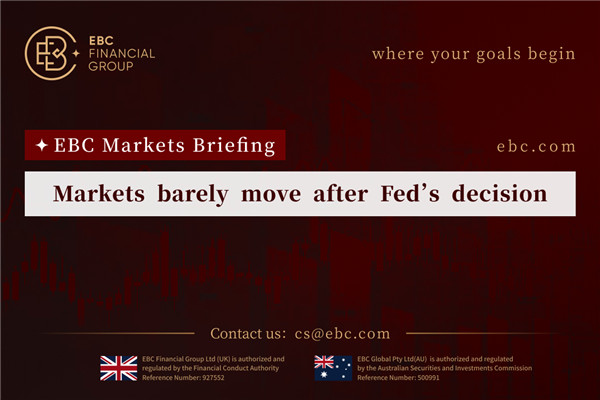 Thị trường hầu như không di chuyển sau quyết định của Fed