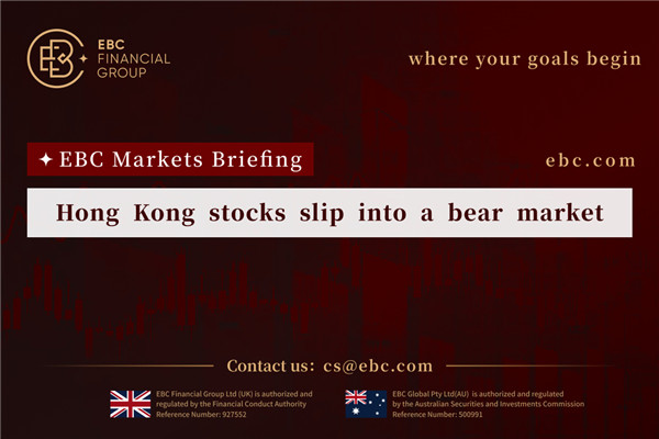 ​ Thị trường chứng khoán Hong Kong rơi vào thị trường gấu