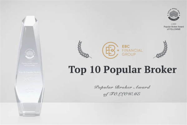 FollowMe memberikan penghargaan EBC Group " Top 10 Most Popular Brokers tahun 2022"