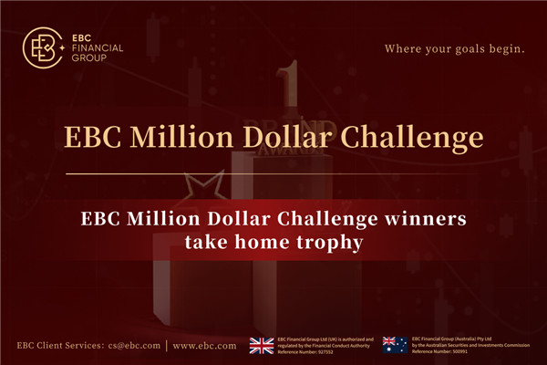 Vencedores do EBC Million Dollar Challenge levam troféu para casa