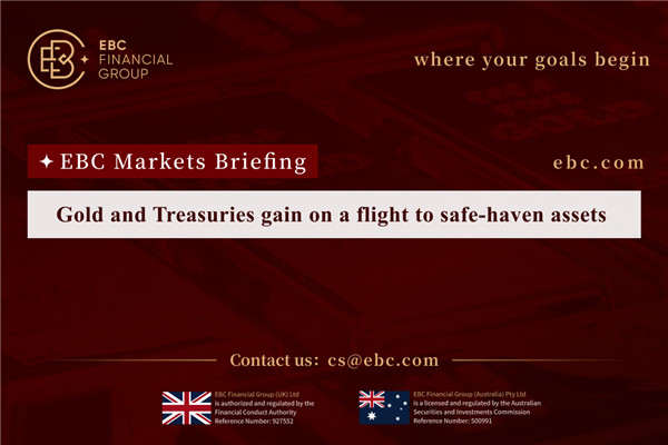 ​ Gold and Treasuries mendapatkan dalam penerbangan ke aset aman