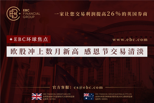 歐股衝上數月新高 感恩節交易清淡-EBC環球焦點