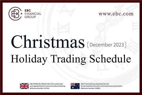Christmas Holiday Trading Schedule