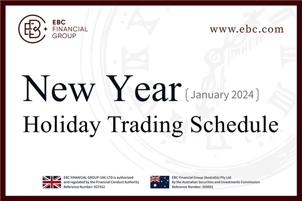 New Year Holiday Trading Schedule