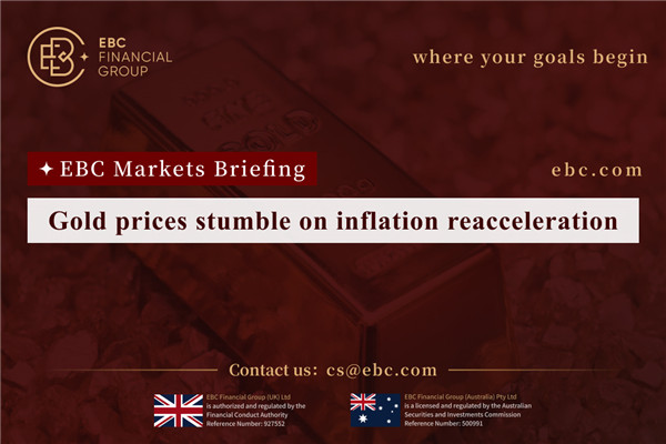 ​Gold prices stumble on inflation reacceleration
