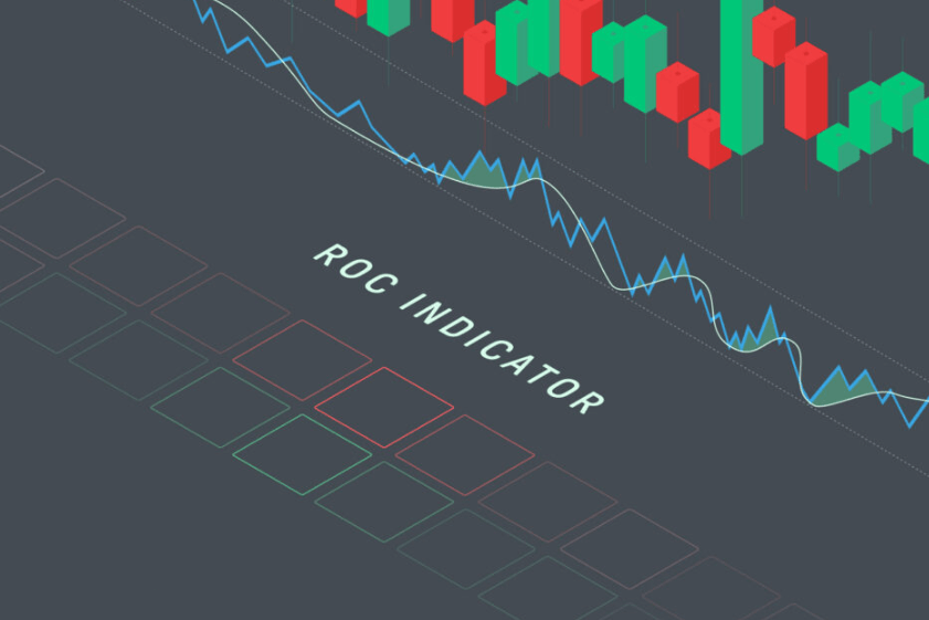 How does the ROC indicator work for trend analysis?