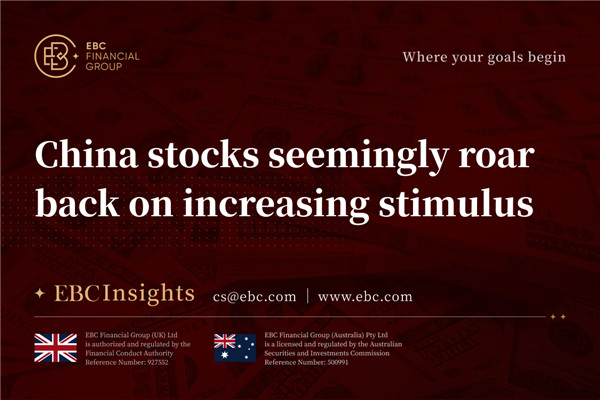 As ações da China aparentemente recuam com o aumento do estímulo