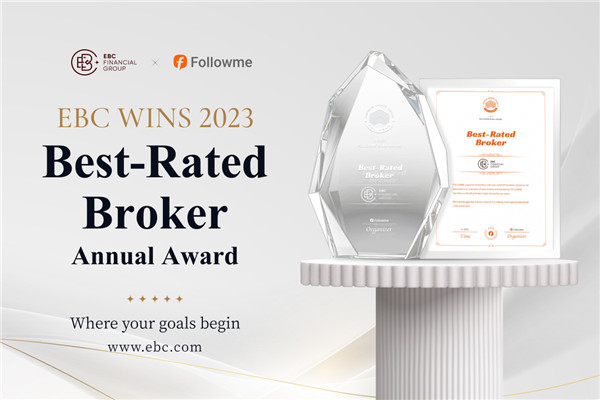 EBC wins the 2023 Best - Rated Broker Annual Award