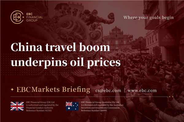 Туристический бум в Китае поддерживает цены на нефть