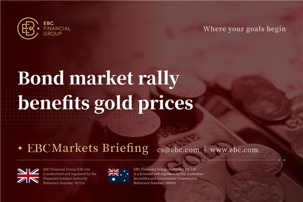 Bond market rally benefits gold prices
