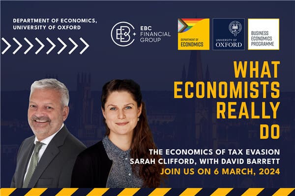 EBC Financial Group Supports Oxford’s Department of Economics Webinar