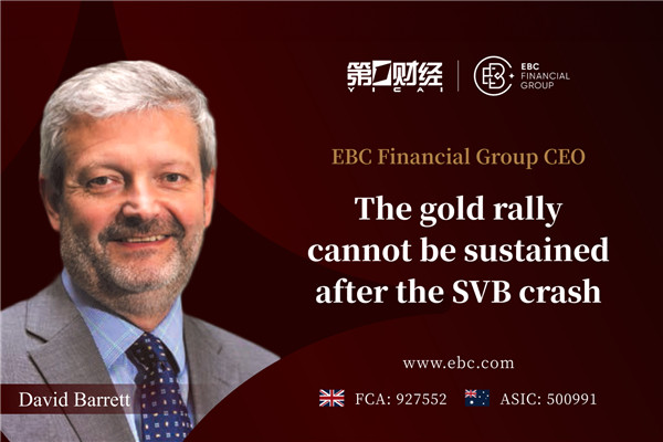 CEO Tập đoàn tài chính EBC: Đà tăng giá vàng không thể duy trì sau sự cố SVB