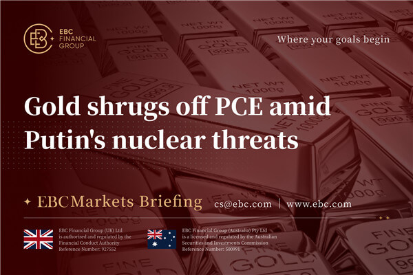 ​Gold shrugs off PCE amid Putin’s nuclear threats