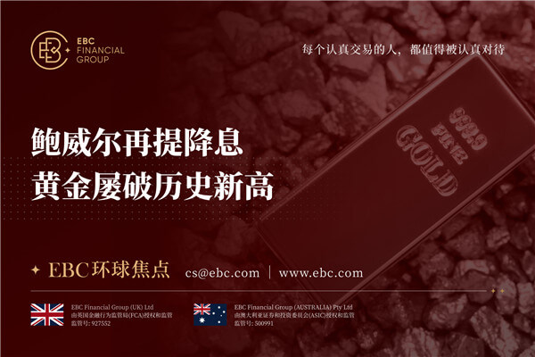 鲍威尔再提降息 黄金屡破历史新高-EBC环球焦点