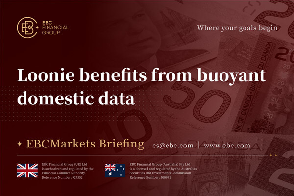 ​Loonie benefits from buoyant domestic data