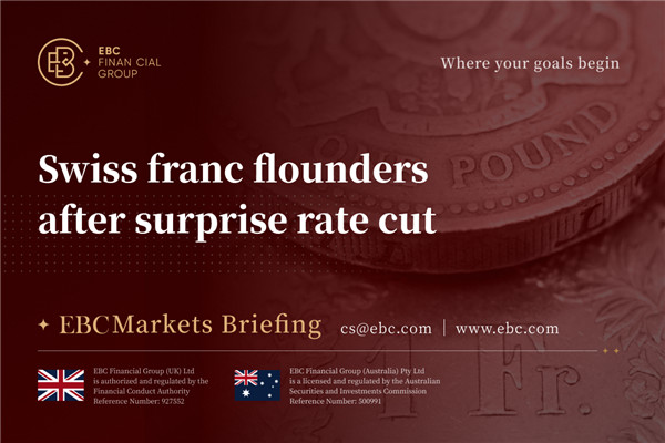 Swiss franc flounders after surprise rate cut