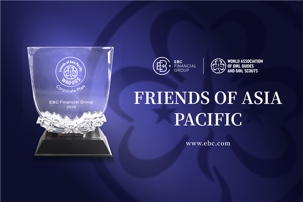 EBC Financial Group recebe a prestigiosa honra de amigo da WAGGGS da Ásia-Pacífico