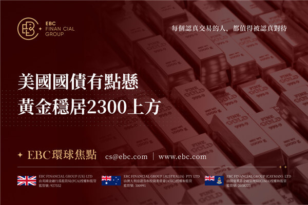 美國國債有點懸 黃金穩居2300上方-EBC環球焦點