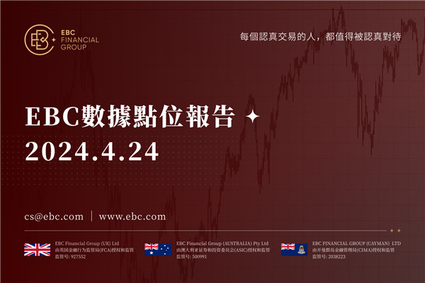 週三美元靠近4月低點-EBC數據點位報告