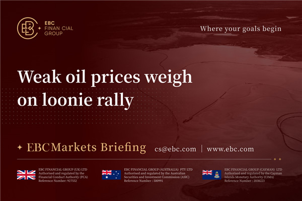 Weak oil prices weigh on loonie rally