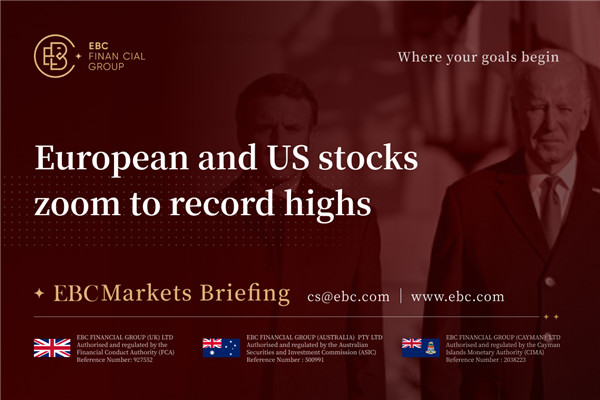 ​यूरोपीय और अमेरिकी शेयर बाजार रिकॉर्ड ऊंचाई पर पहुंचे