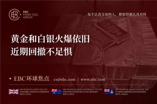 黄金和白银火爆依旧 近期回撤不足惧-EBC环球焦点