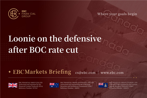 El dólar canadiense a la defensiva tras el recorte de tipos del BOC