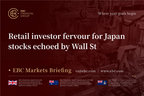 El fervor de los inversores minoristas por las acciones japonesas se hace eco en Wall Street