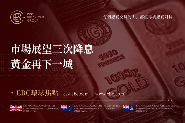 市場展望三次降息 黃金再下一城-EBC環球焦點