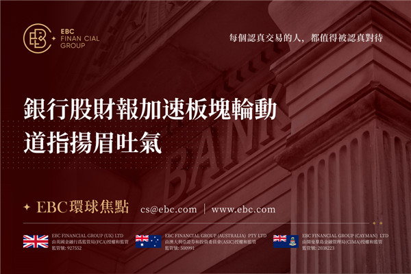 銀行股財報加速板塊輪動 道指揚眉吐氣-EBC環球焦點