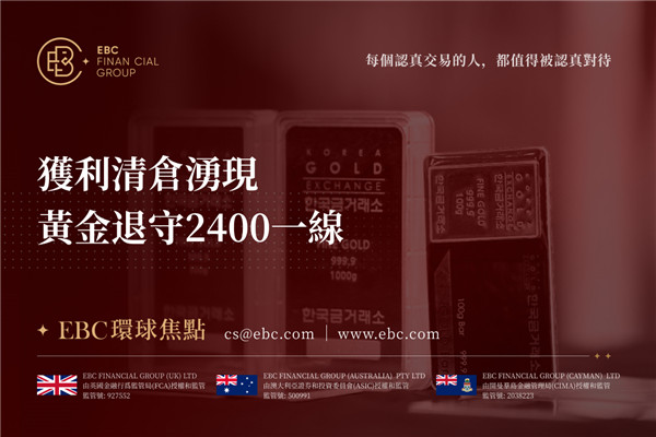 獲利清倉湧現 黃金退守2400一線-EBC環球焦點
