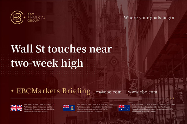 Wall Street toca máximo de casi dos semanas