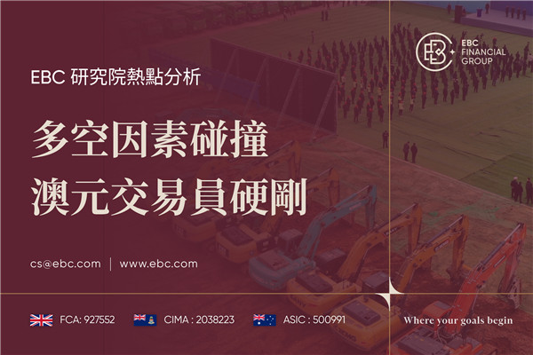 多空因素碰撞 澳元交易員硬剛-EBC 研究院熱點分析