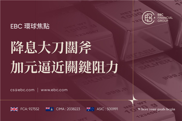 降息大刀闊斧 加元逼近關鍵阻力-EBC環球焦點