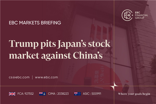 Trump enfrenta el mercado de valores de Japón con el de China
