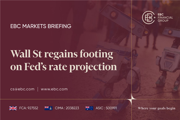 Wall Street recupera terreno gracias a la proyección de tasas de la Fed