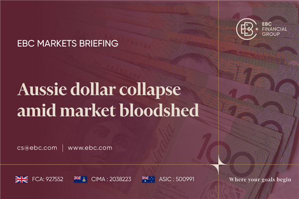 El dólar australiano cayó a su mínimo